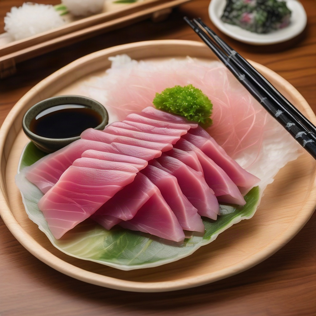 Bluefin tuna sashimi at The Koi Sushi Bar & Grill