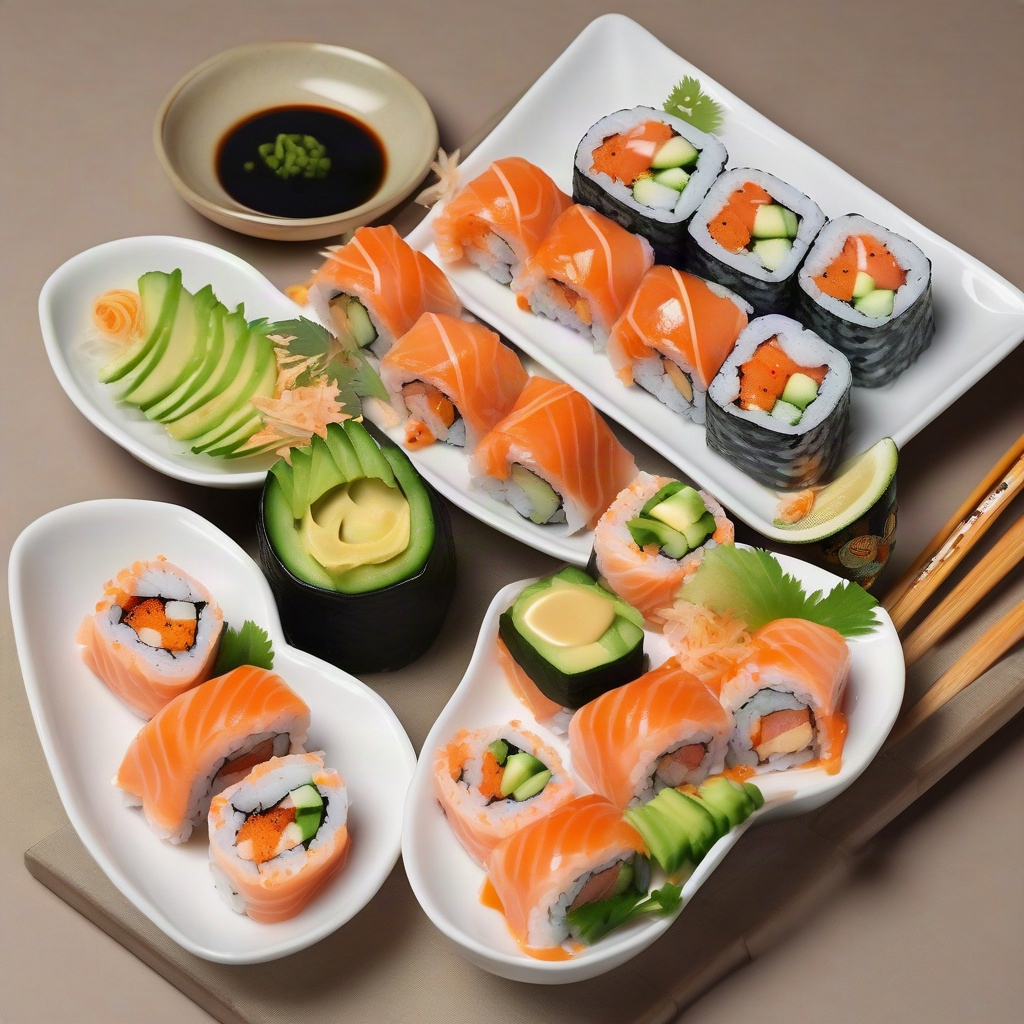 Blazing Salmon Torched Roll